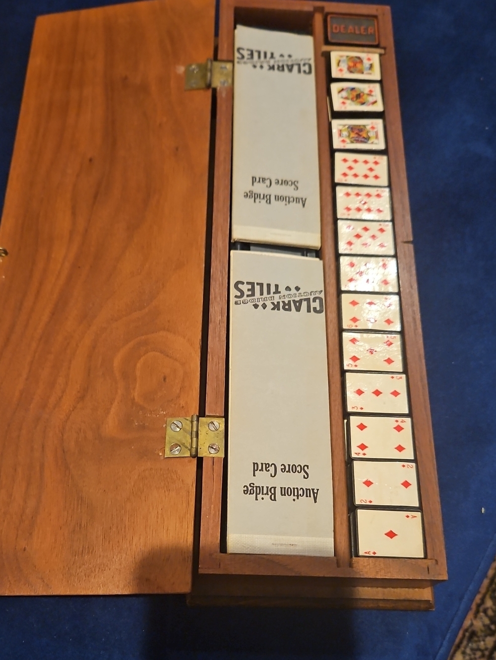 Classic Wooden 1920 Bridge Game
